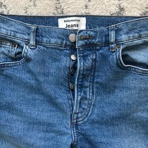 Reformation high waisted skinny jeans